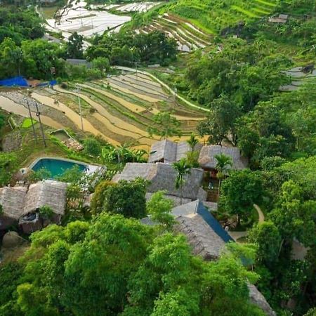 Puluong Bamboo Villa Huong Ba Thuoc Exterior photo