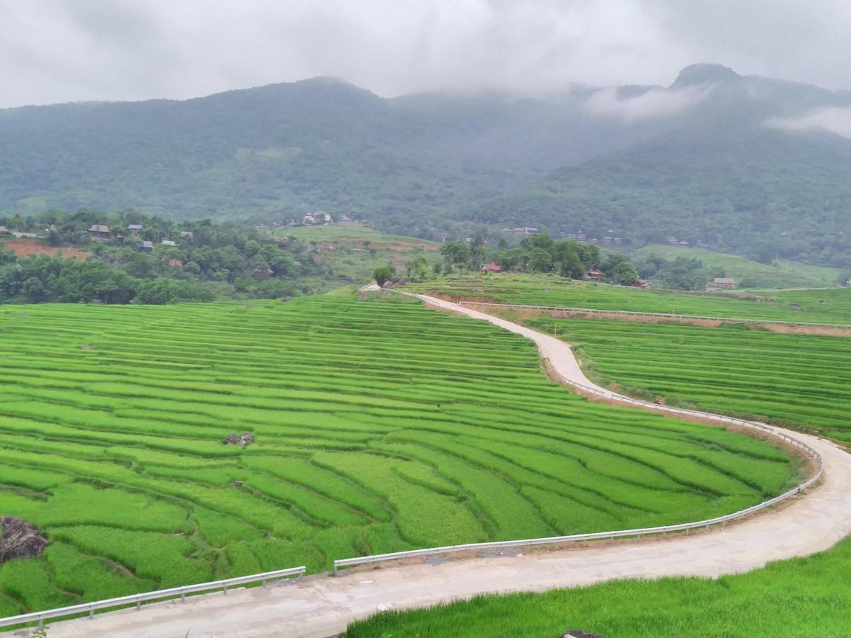 Puluong Bamboo Villa Huong Ba Thuoc Exterior photo