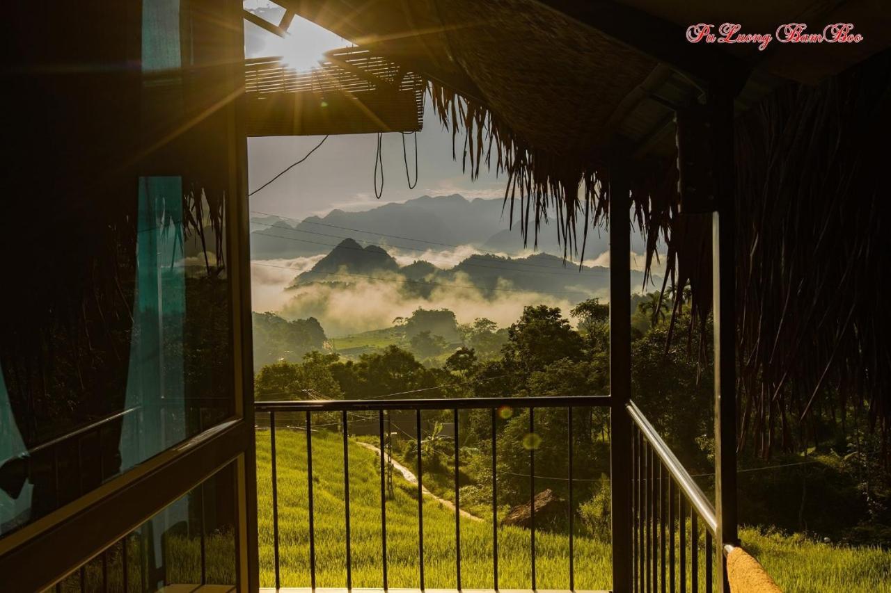Puluong Bamboo Villa Huong Ba Thuoc Exterior photo